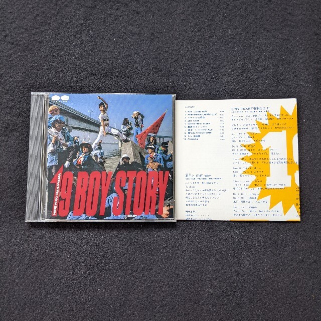 中山秀征 アルバム 19 BOY STORY 明日にONE WAY 高橋研 廃盤の+