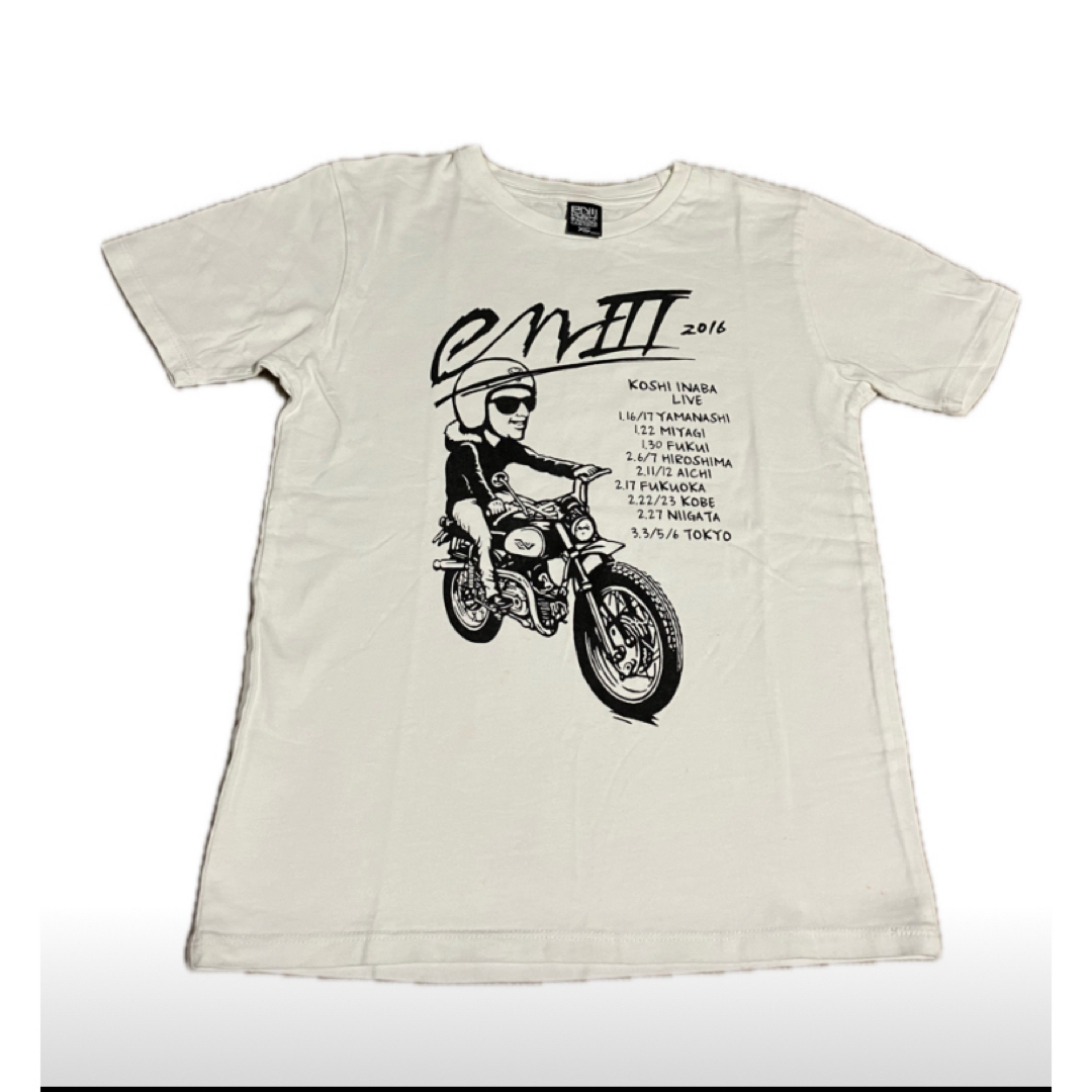 enⅢ 稲葉浩志 B'z Tシャツ xs 178 ライダー レア 完売 人気の enⅢ 稲葉浩志 B'z Tシャツ xs 178 ライダー レア 完売 人気の
