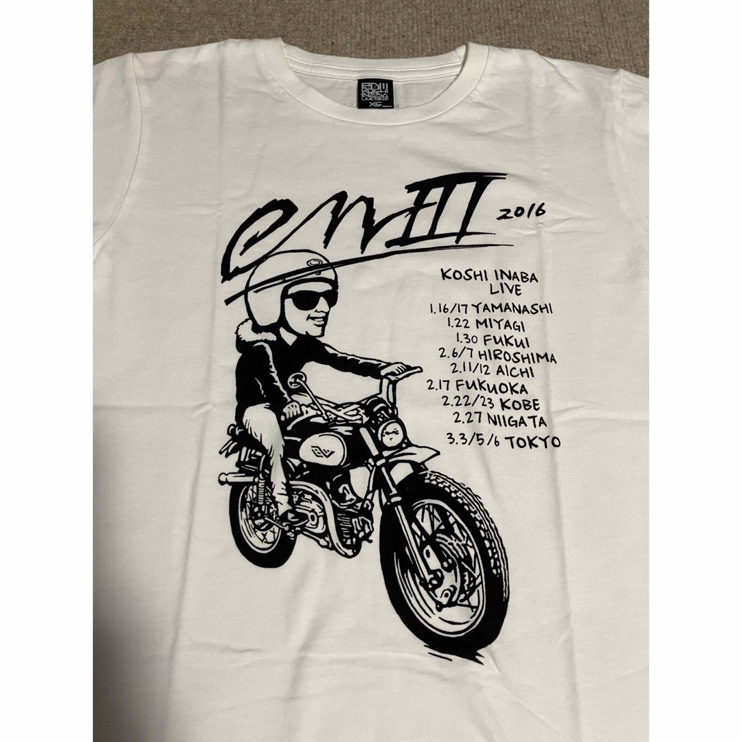 enⅢ 稲葉浩志 B'z Tシャツ xs 178 ライダー レア 完売 人気の enⅢ 稲葉浩志 B'z Tシャツ xs 178 ライダー レア 完売 人気の
