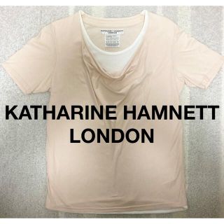 キャサリンハムネット(KATHARINE HAMNETT)の【KATHARINE HAMNETT LONDON】フェイクレイヤードカットソー(Tシャツ/カットソー(半袖/袖なし))