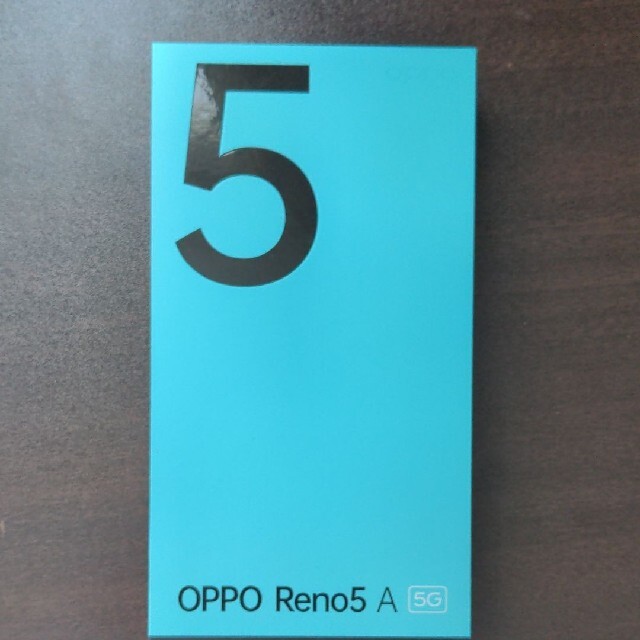 ★新品 SIMフリー OPPO Reno5A 5G 128GB アイスブルー