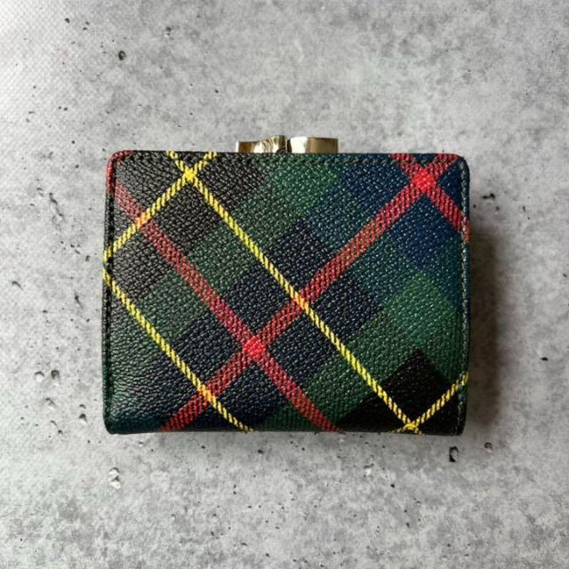 ヴィヴィアンウエストウッド 財布 三つ折り チェック柄 - 折り財布 ヴィヴィアンウエストウッド 財布 三つ折り チェック柄 - 折り財布