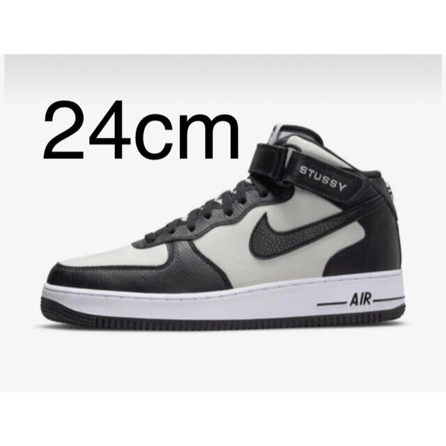 stussy Nike Air Force 1 Mid ステューシー 24cm 売れ筋新商品 16560円