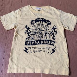 ジーユー(GU)のGU☆Tシャツ☆ウルトラマン☆120☆イエロー(Tシャツ/カットソー)