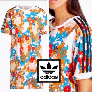 アディダス(adidas)のアディダス 新品 HER 花柄 Tシャツ ワンピース ジャージ タンクトップ(Tシャツ(半袖/袖なし))