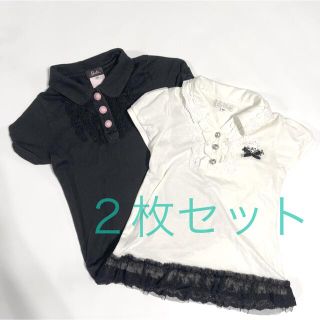 バービー(Barbie)の女の子　120 シャツ　２枚セット(Tシャツ/カットソー)