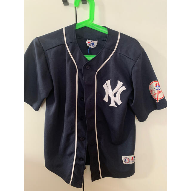 Majestic(マジェスティック)のNew York Yankees Jeter キッズジャージ スポーツ/アウトドアの野球(ウェア)の商品写真