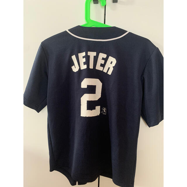 Majestic(マジェスティック)のNew York Yankees Jeter キッズジャージ スポーツ/アウトドアの野球(ウェア)の商品写真