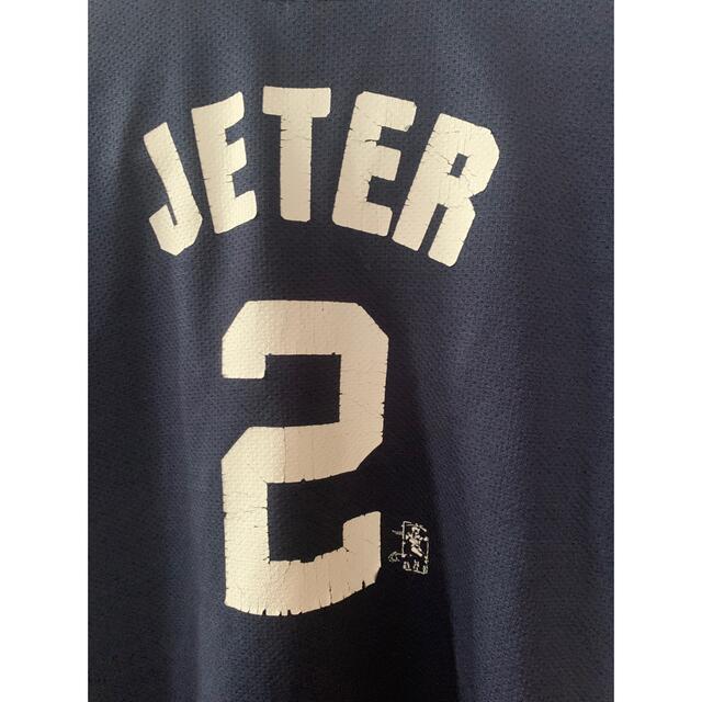 Majestic(マジェスティック)のNew York Yankees Jeter キッズジャージ スポーツ/アウトドアの野球(ウェア)の商品写真