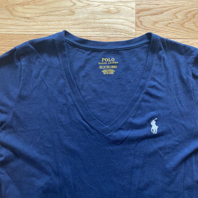 POLO RALPH LAUREN(ポロラルフローレン)のラルフローレン Vネック Tシャツ レディースのトップス(Tシャツ(半袖/袖なし))の商品写真