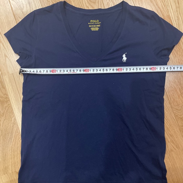 POLO RALPH LAUREN(ポロラルフローレン)のラルフローレン Vネック Tシャツ レディースのトップス(Tシャツ(半袖/袖なし))の商品写真