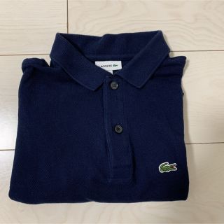 ラコステ(LACOSTE)の【値下中】ラコステ　ポロシャツ ネイビー(ポロシャツ)