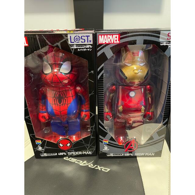 SP賞&L@ST賞 BE@RBRICK 400% (スパイダーマン&ヴェノム)