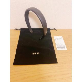 ユナイテッドアローズ(UNITED ARROWS)の未使用IRIS47★nocturne wide head band[Black](カチューシャ)