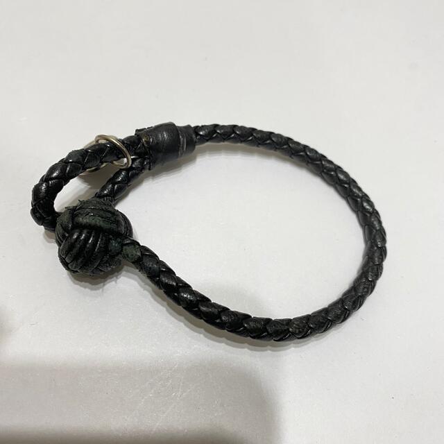 Bottega Veneta(ボッテガヴェネタ)の【破格】ボッテガべネタ ブレスレット ブラック メンズのアクセサリー(ブレスレット)の商品写真