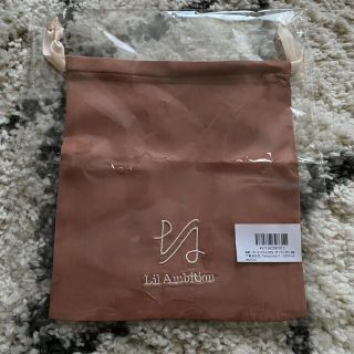 Lil Ambition 巾着ポーチ　テラコッタ(ポーチ)