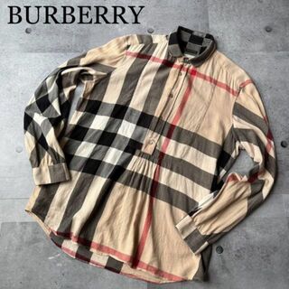 BURBERRY - BURBERRY バーバリー メガチェック プルオーバーシャツ