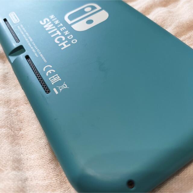 Switch lite ターコイズブルー 本体 箱 ケース 付き 1