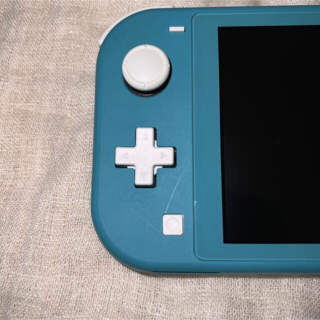 Switch lite ターコイズブルー 本体 箱 ケース 付き 2