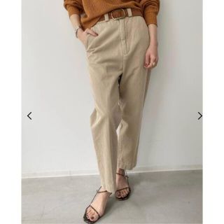 アパルトモンドゥーズィエムクラス(L'Appartement DEUXIEME CLASSE)のタグ付き新品　Americana chino pants 34(カジュアルパンツ)