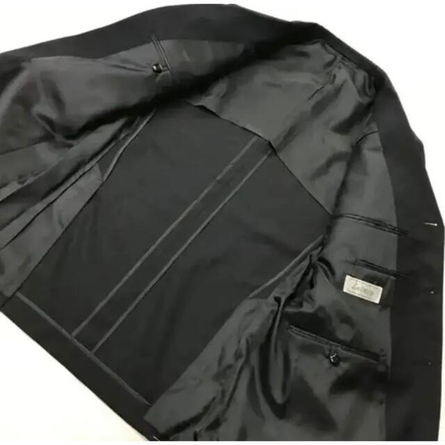 新品★礼服　リクルートスーツ 礼服 L  A6 ブラック 黒　ブラックスーツ メンズのスーツ(セットアップ)の商品写真