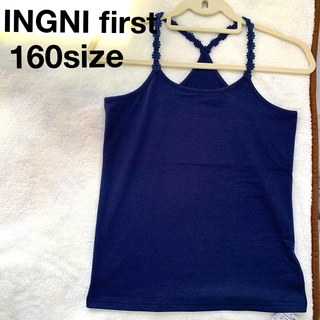 イングファースト(INGNI First)の【新品・タグ付き】INGNI firstキャミソール  160size ネイビー(Tシャツ/カットソー)