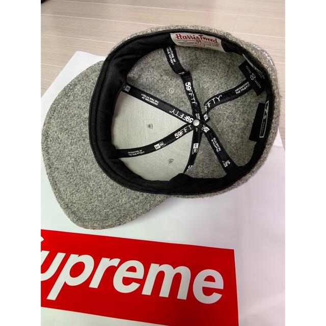 美品 Supreme Box Logo WoolRich キャップ グレー-