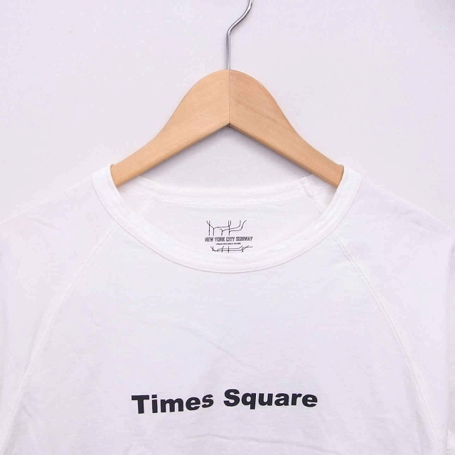 URBAN RESEARCH DOORS(アーバンリサーチドアーズ)のアーバンリサーチ ドアーズ Tシャツ カットソー 丸首 半袖 38 アイボリー レディースのトップス(Tシャツ(半袖/袖なし))の商品写真