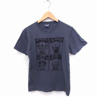 アザー(other)のワンピース ONE PIECE プリント Tシャツ 半袖 丸首 コットン 綿 M(Tシャツ(半袖/袖なし))