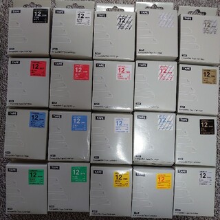 キングジム(キングジム)のテプラテープ・キングジム・PORテープ・互換　12㎜　３個セット(テープ/マスキングテープ)