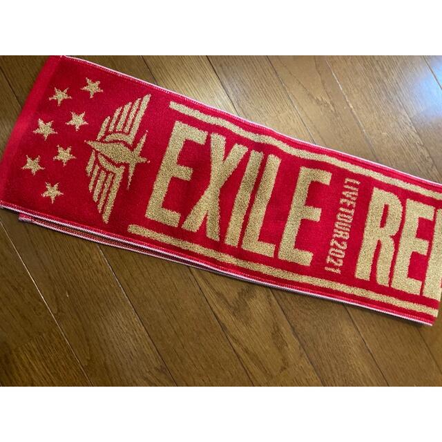 EXILE(エグザイル)のEXILE red phoenix マフラータオル エンタメ/ホビーのタレントグッズ(ミュージシャン)の商品写真