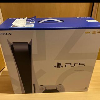 プレイステーション(PlayStation)の⭐️ プレイステーション5　PS5 本体　ソニー　新品未使用　※GEO購入(家庭用ゲーム機本体)