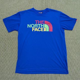 ザノースフェイス(THE NORTH FACE)のTHE NORTH FACE Tシャツ ブルー Ｍサイズ(Tシャツ/カットソー(半袖/袖なし))