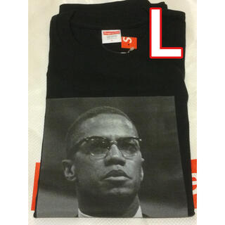 Supreme - Supreme Malcolm X Tee  ブラック　Ｌ
