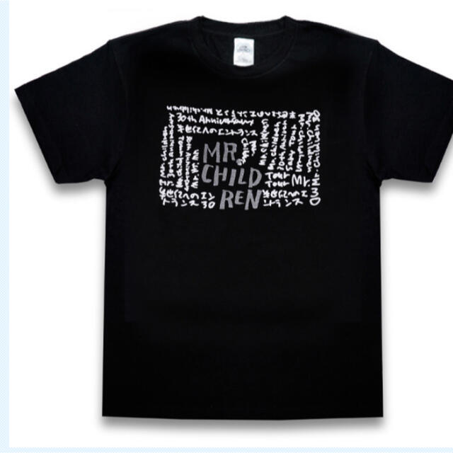 ミスチル　エントランス(Typo) Tシャツ BLACK Mサイズ エンタメ/ホビーのタレントグッズ(ミュージシャン)の商品写真