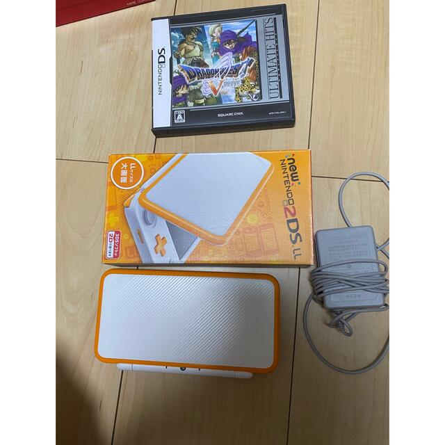 ゲーム機本体 NEW ニンテンドー 2DS LL ホワイト/オレンジ 安い購入 sk