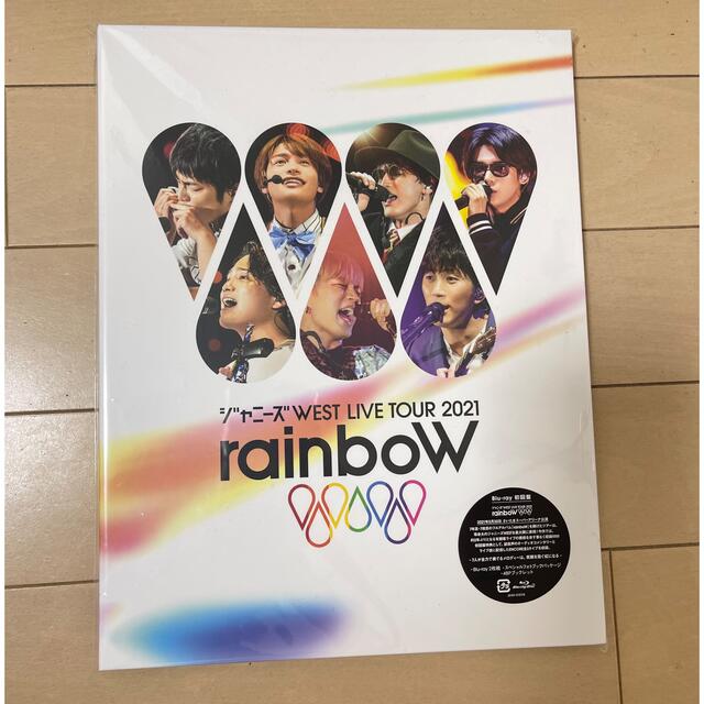 ジャニーズWEST(ジャニーズウエスト)のrainboW Blu-ray 初回盤 エンタメ/ホビーのDVD/ブルーレイ(アイドル)の商品写真