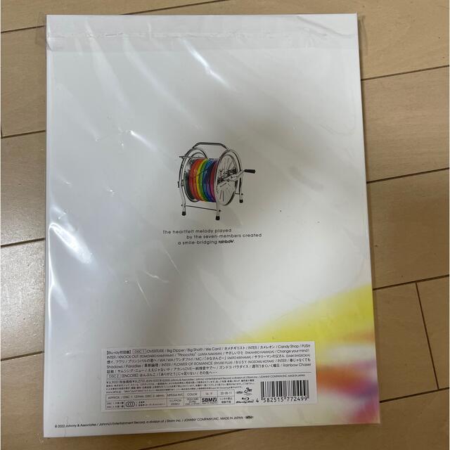 ジャニーズWEST(ジャニーズウエスト)のrainboW Blu-ray 初回盤 エンタメ/ホビーのDVD/ブルーレイ(アイドル)の商品写真