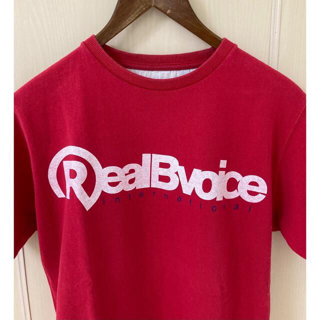 RealBvoice(リアルビーボイス)のRealBvoice リアルビーボイス Tシャツ S レッド メンズのトップス(Tシャツ/カットソー(半袖/袖なし))の商品写真