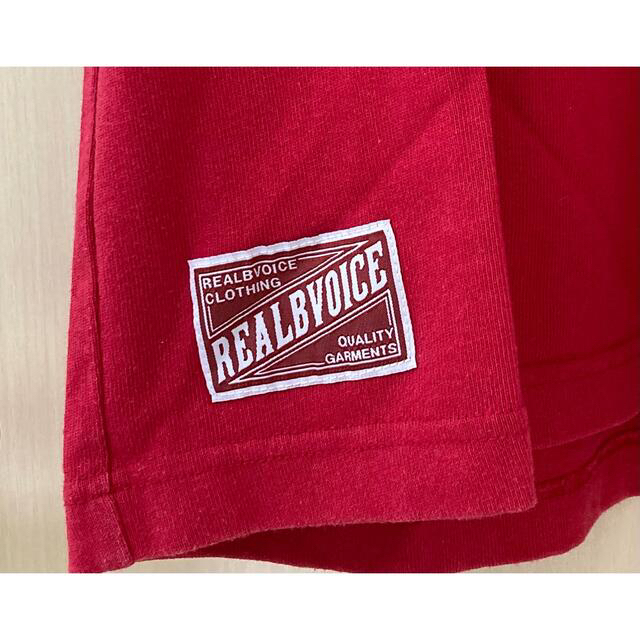 RealBvoice(リアルビーボイス)のRealBvoice リアルビーボイス Tシャツ S レッド メンズのトップス(Tシャツ/カットソー(半袖/袖なし))の商品写真