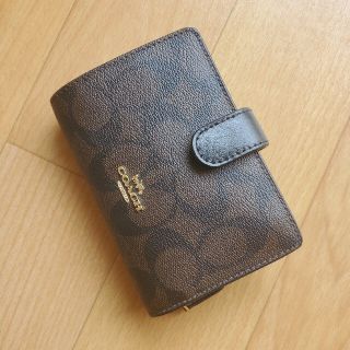 コーチ(COACH)のCOACH　コーチ　超美品　シグネチャー２つ折り財布(財布)