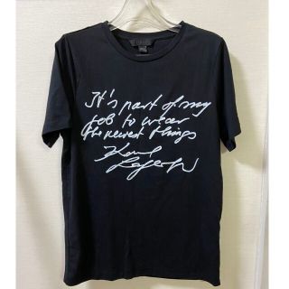 カールラガーフェルド(Karl Lagerfeld)のカールラガーフェルド（KL）ロゴ Tシャツ レディース ～M(Tシャツ(半袖/袖なし))