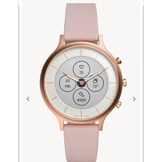 フォッシル(FOSSIL)のCHARTER ブラッシュシリコン ハイブリッドスマートウォッチHR(腕時計)