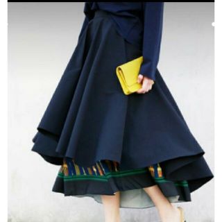 アメリヴィンテージ(Ameri VINTAGE)の1度短時間着用 AmeriVINTAGE LAYERED FLARE SKIRT(その他)