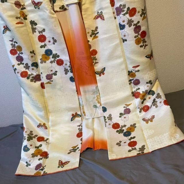 丹後ちりめん 正絹 付け下げ小紋 着物 オシャレ 昭和レトロ 貴重 上品