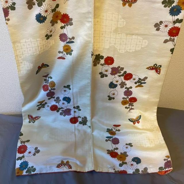 丹後ちりめん 正絹 付け下げ小紋 着物 オシャレ 昭和レトロ 貴重 上品