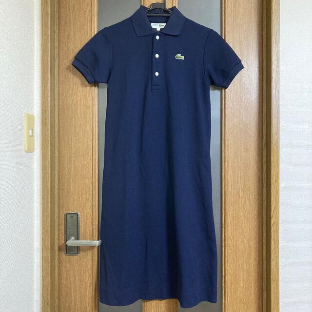 CHEMISE LACOSTE ポロワンピース(ベルト付き)約17cmベルト - www