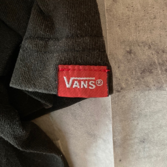 VANS VAULT(バンズボルト)の【古着】PAWN×VANS コラボ　バックプリントTシャツ　スカル　ブラック メンズのトップス(Tシャツ/カットソー(半袖/袖なし))の商品写真