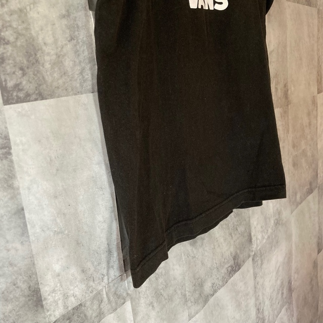 VANS VAULT(バンズボルト)の【古着】PAWN×VANS コラボ　バックプリントTシャツ　スカル　ブラック メンズのトップス(Tシャツ/カットソー(半袖/袖なし))の商品写真