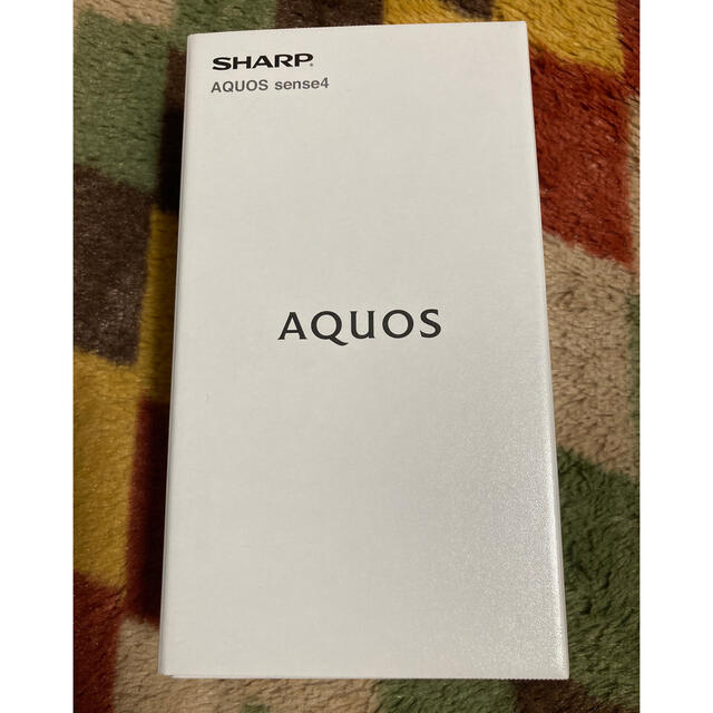 640GBOS種類【新品・未開封】SHARP AQUOS sense4  SH-M15 ブラック